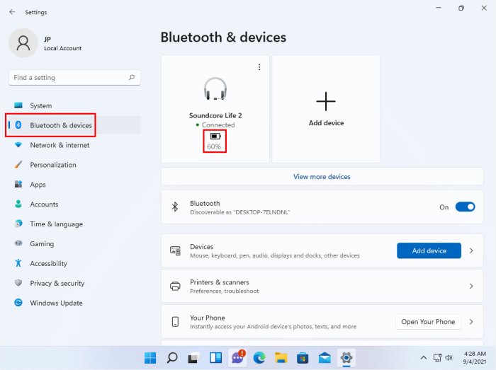 Battery check level mouse bluetooth levels preferences device trackpad such ll another use if